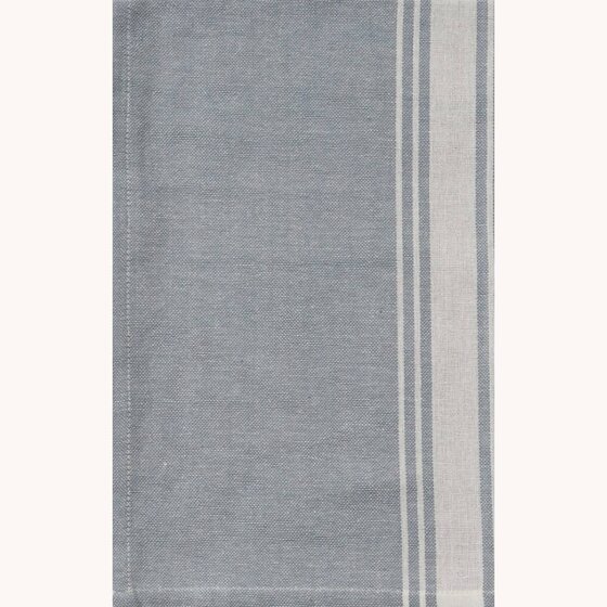 Aurora Stripe Blue Dishtowel