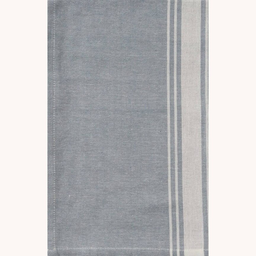 Aurora Stripe Blue Dishtowel - 18" x 28"