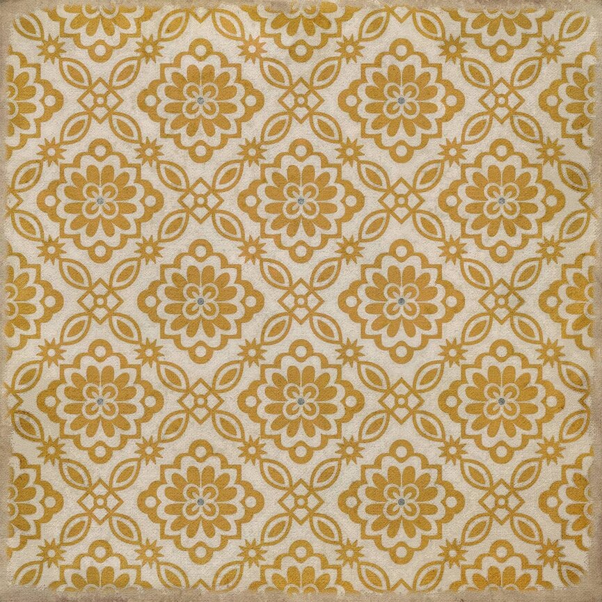 Williamsburg Vintage Vinyl Floor Cloth Bookbinder