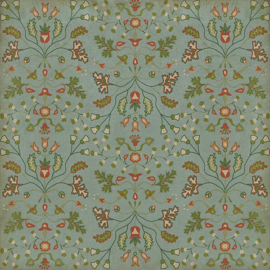 Williamsburg Vintage Vinyl Floor Cloth Franklin