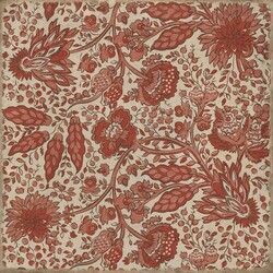 Williamsburg Vintage Vinyl Floor Cloth Garden Gate