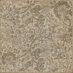 Williamsburg Vintage Vinyl Floor Cloth Garden Gate
