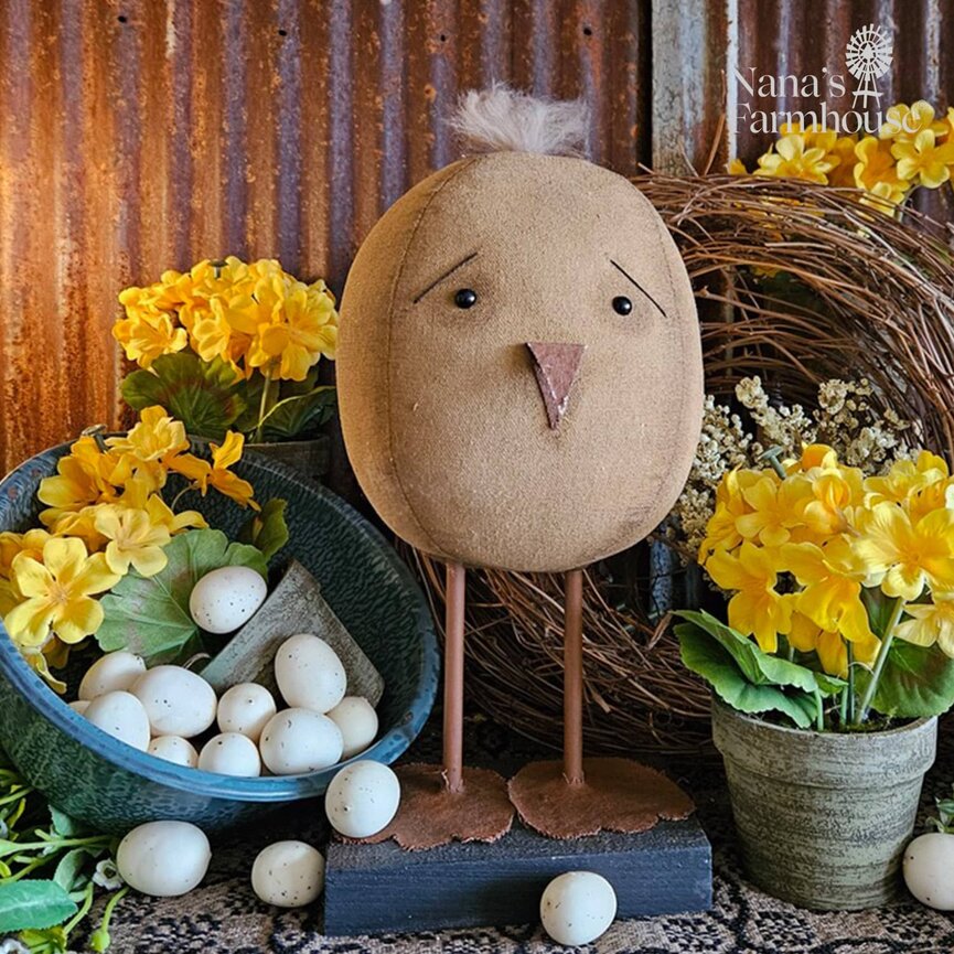 Chickadee Doll with Triangle Nose - 13"