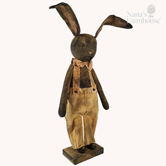 Peter Boy Bunny Doll with Baby Peep in Bag
