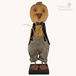 Luke Boy Chick in Checked Pants & Bowtie - 21"
