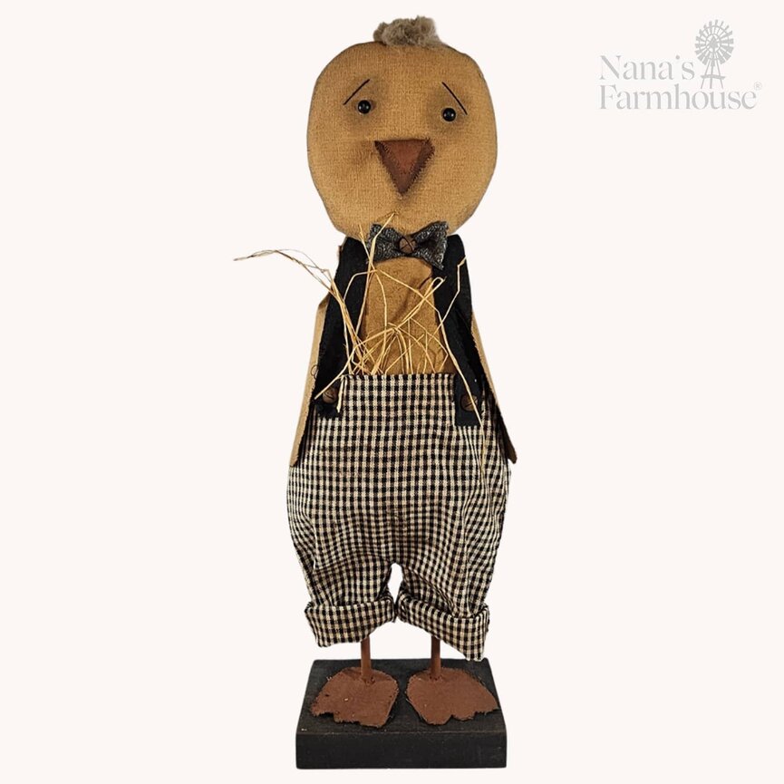Luke Boy Chick in Checked Pants & Bowtie - 21"