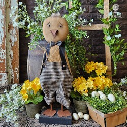 Luke Boy Chick in Checked Pants & Bowtie - 21"