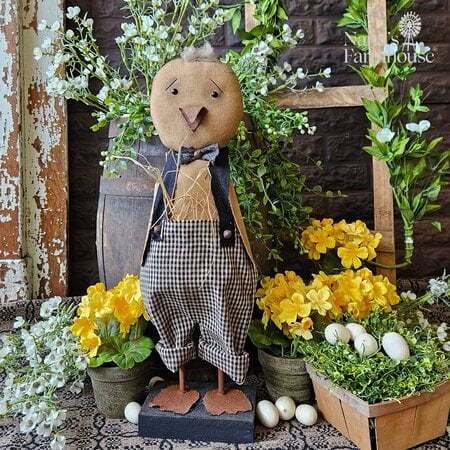 Luke Boy Chick Doll with Bowtie
