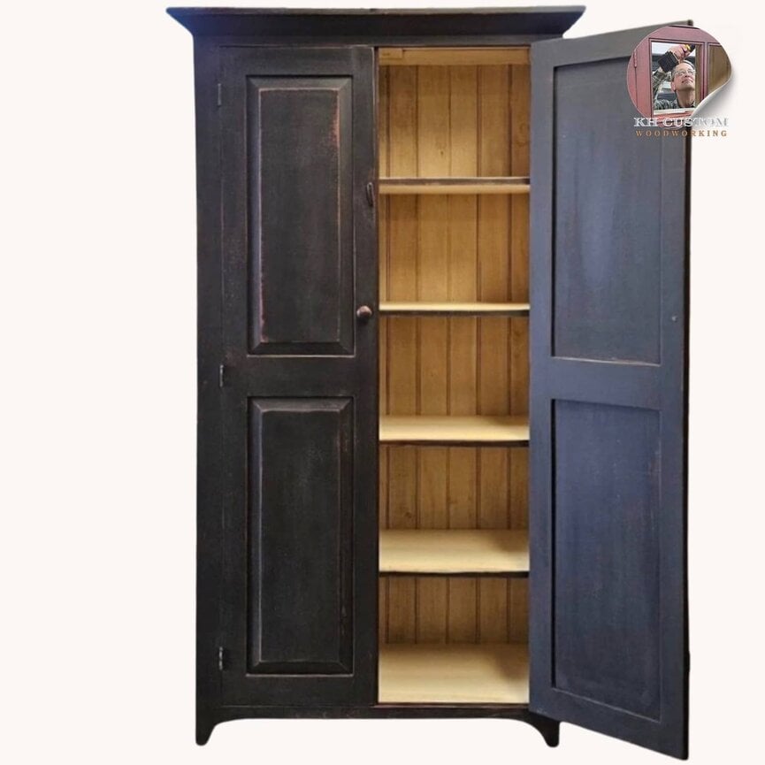 Primitive Two Door Jelly Cupboard