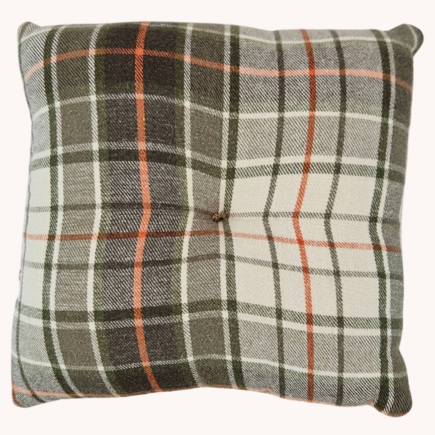 Four Carrot Wool Applique Pillow 0 8"