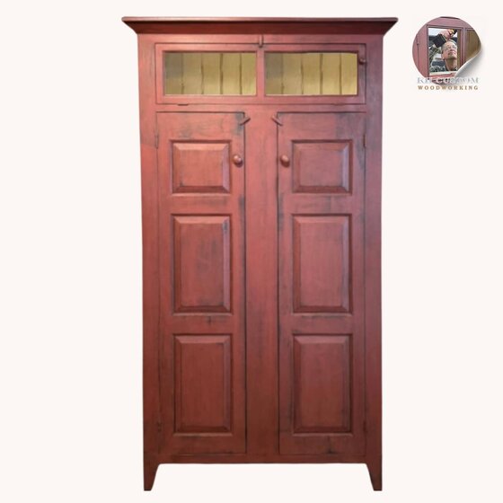 Transit Cabinet - Red Over Black