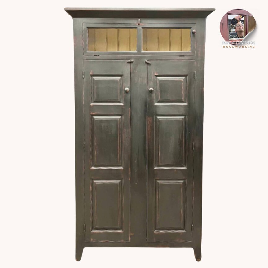 Transit Cabinet - Black Over Red