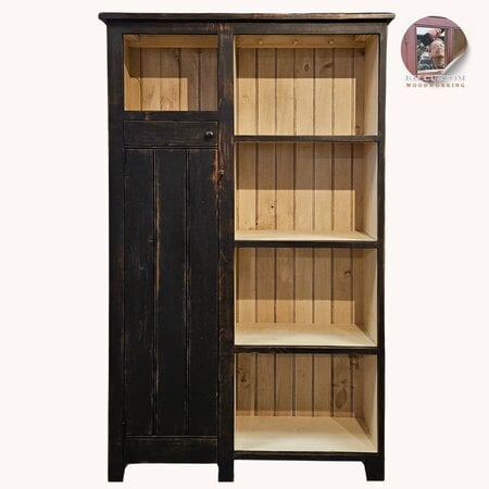 Make Do Buttery Cabinet - Black Over Pumpkin
