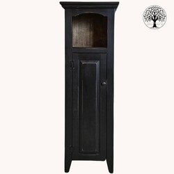 Tombstone Black Cabinet - 55" x 18.5"  x 13"