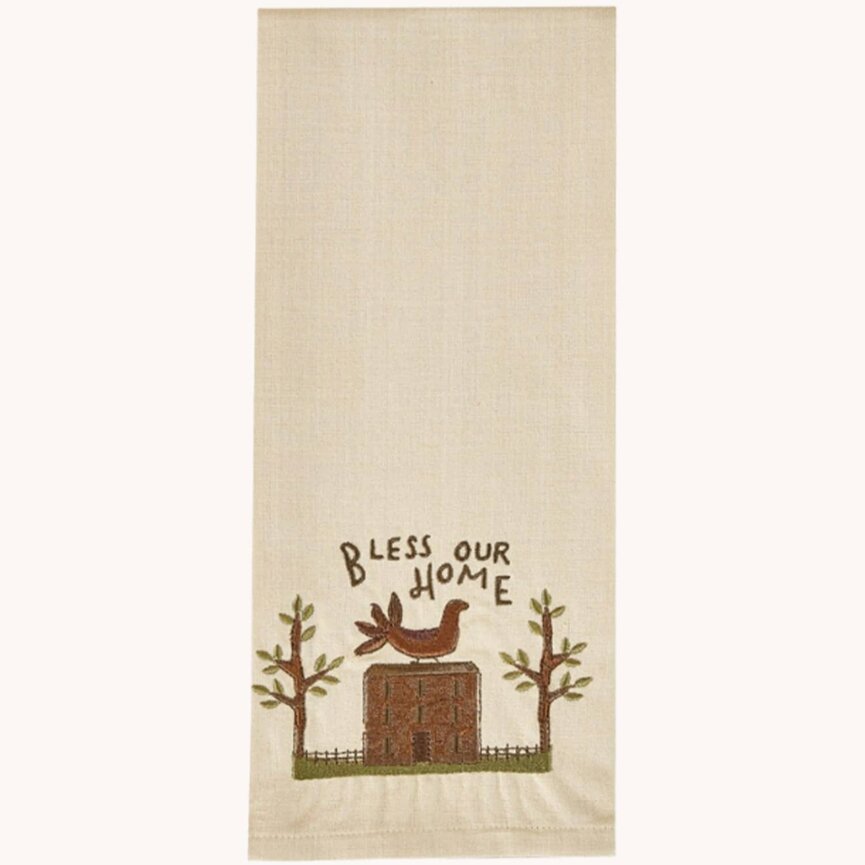 Bless Our Home Dishtowel - 18" x 28"