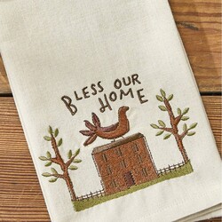 Bless Our Home Dishtowel - 18" x 28"