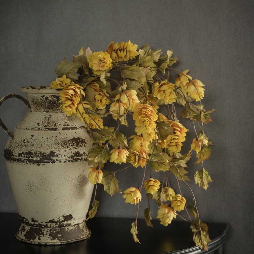 Yellow Hops Stem - 39" Long