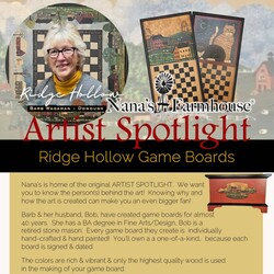 Folk Cats Orange & Black Checkerboard - 19" x 10.25"