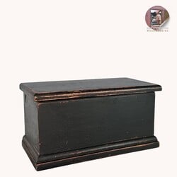 Keepsake Box Black Over Red - 12" x 6 " x 6 "