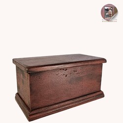 Keepsake Hinged Box Red Over Black - 12" x 6 " x 6 "