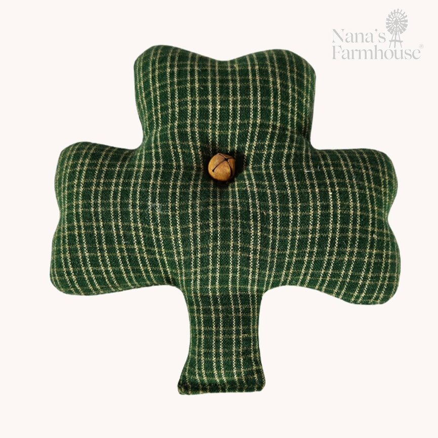 Shamrock Homespun Green Small Plaid - 5.5" x 5"