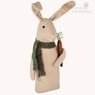 Bunny with Carrot Weighted Base
