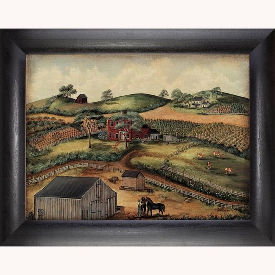 Grandpa's House by Barbara Jeffords Framed Print
