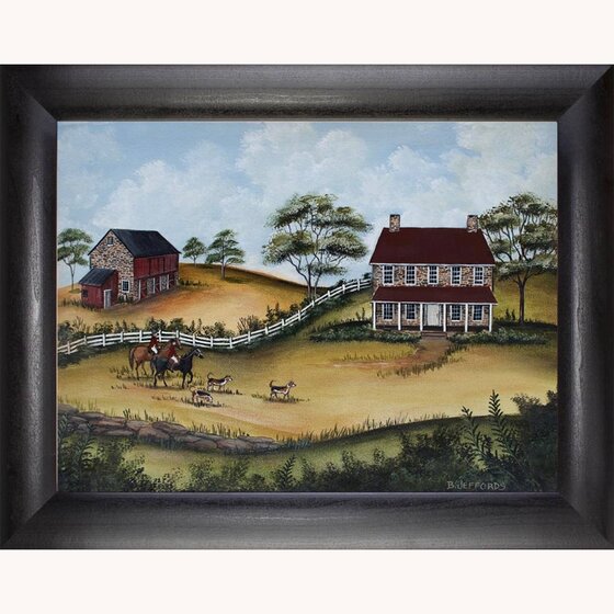 Off We Go by Barbara Jeffords Framed Print