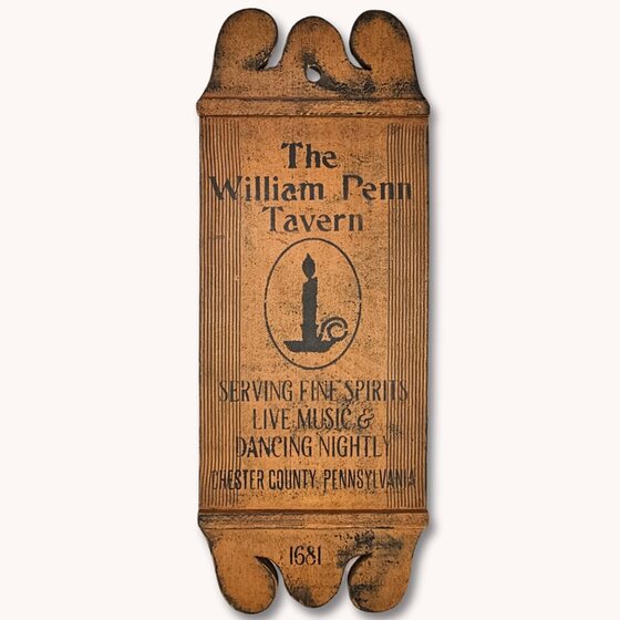 The William Penn Tavern Sign - Pumpkin