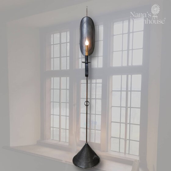 Clayton Reversed Curved Floor Lamp - 55"