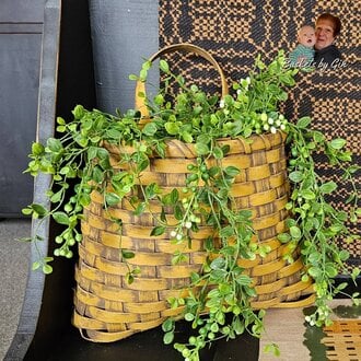 French Wall Basket - Mustard