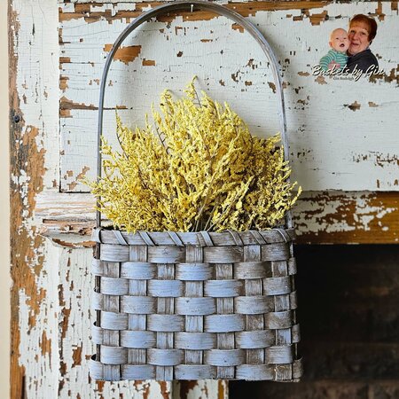 Between The Door Basket in Farmhouse Blue