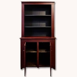 Hutch Two Doors Red - 78" x 42" x 19"