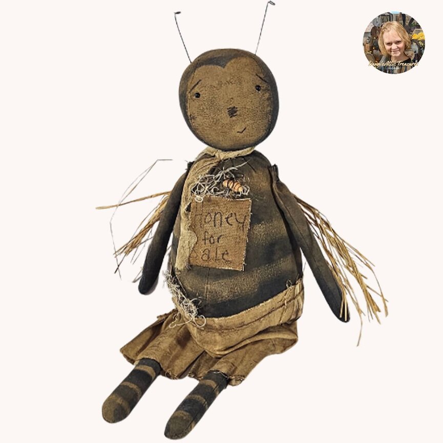 Buzz Bee Doll Honey For Sale with Wings Shelf Sitter - 24"
