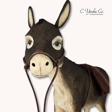 Donkey Dark Brown with Blanket - Large