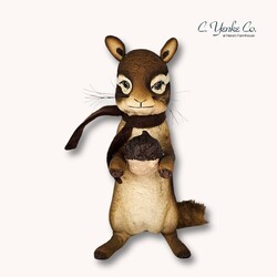 C. Yenke Chipmunk Standing with Acorn - 7.5"