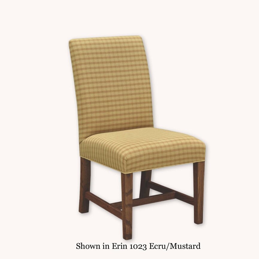Lincoln Dining Chair Low Back Straight Top | American Country Collection