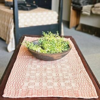 Saratoga Rust/Linen Short Runner - 32