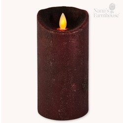 Real Look Timer Pillar Red - 6" x 3"