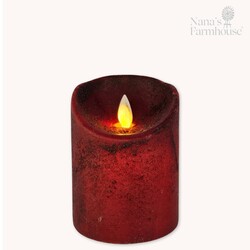 Real Look Timer Pillar Red 3" x 4"