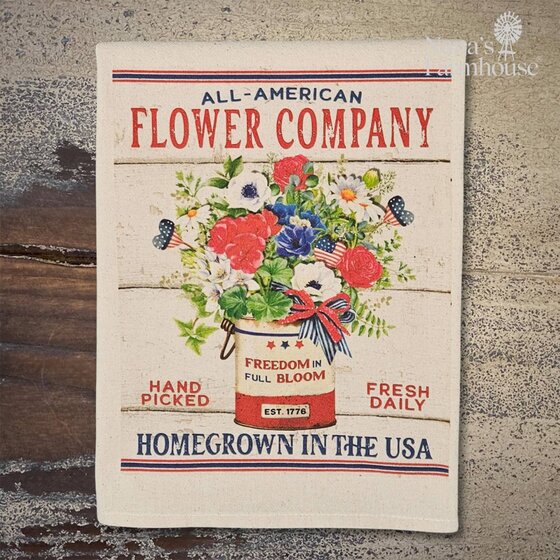 Flower Company Flour Sack Towel