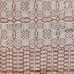 Pine Creek Saratoga Rust Linen Table Square - 34"