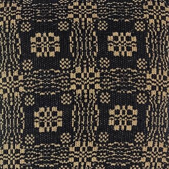 Gettysburg Black over Tan Table Square - 52"