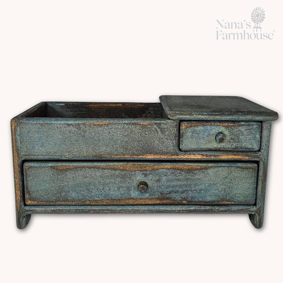 Mini Dry Sink with Two Drawers