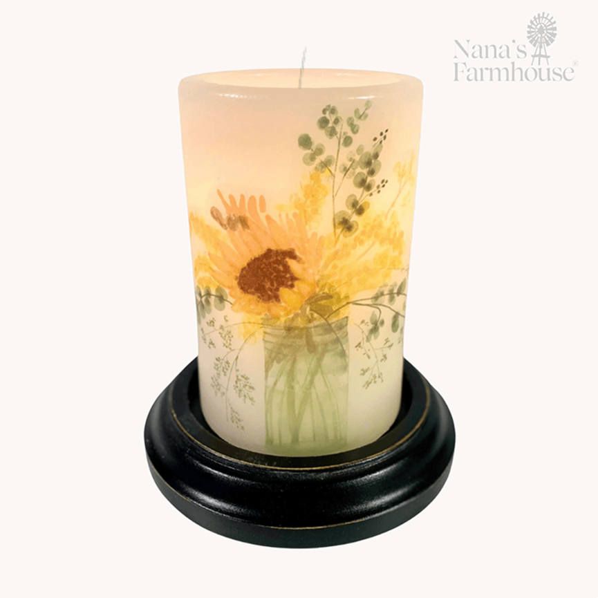 Cut Flower Bouquet Candle Sleeve - Vanilla