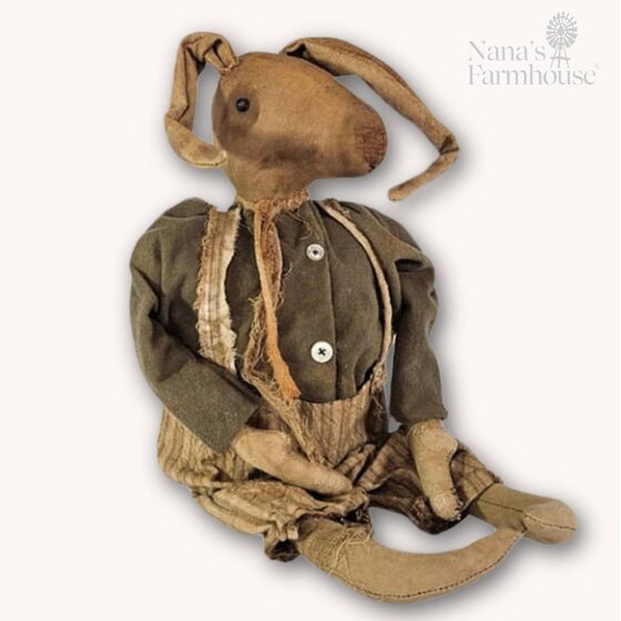 Shelf Sitter Boy Rabbit Doll - 19"