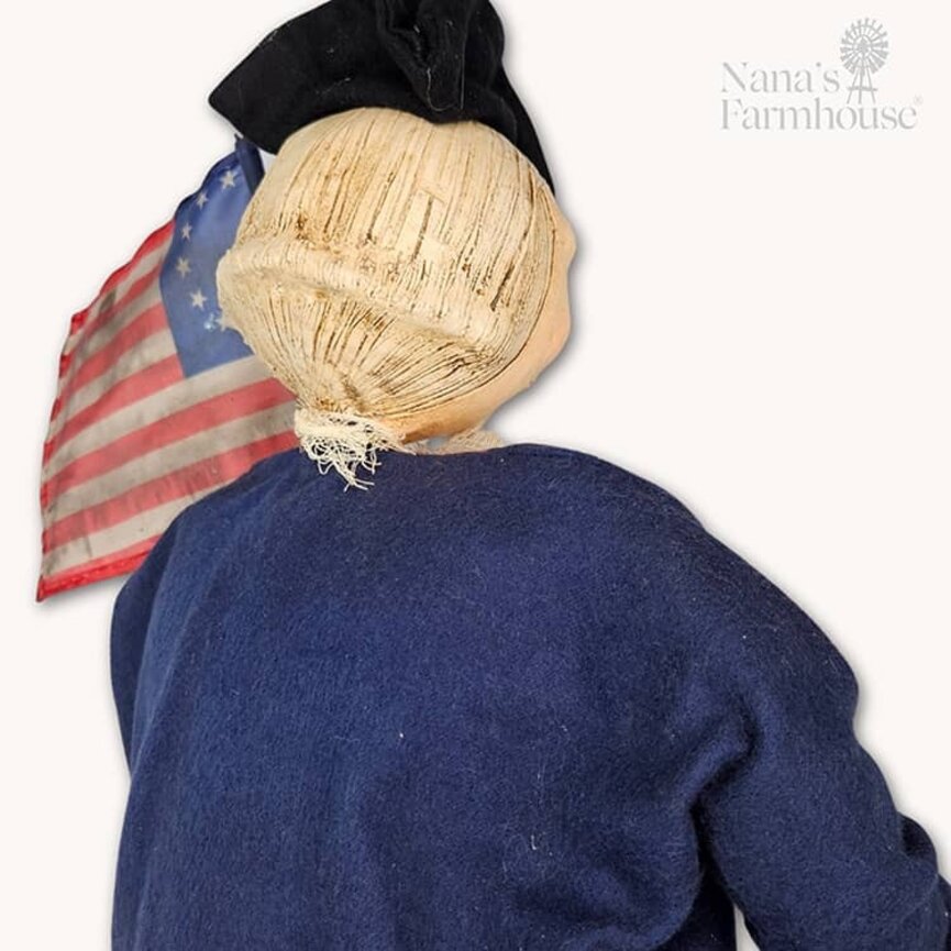 George Washington Doll with Betsy Ross Flag - 20"