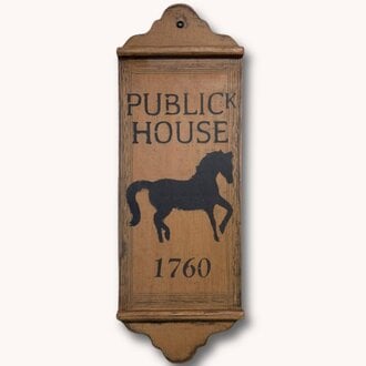 Publick House 1760 Mustard Pub Sign