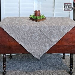 Twill Table Square Whig Rose Linen - 50" x 50"