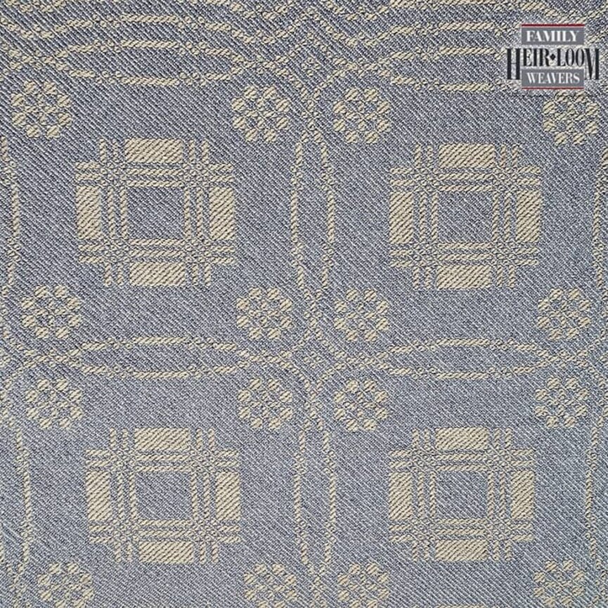 Twill Table Square Whig Rose Denim Blue - 50" x 50"